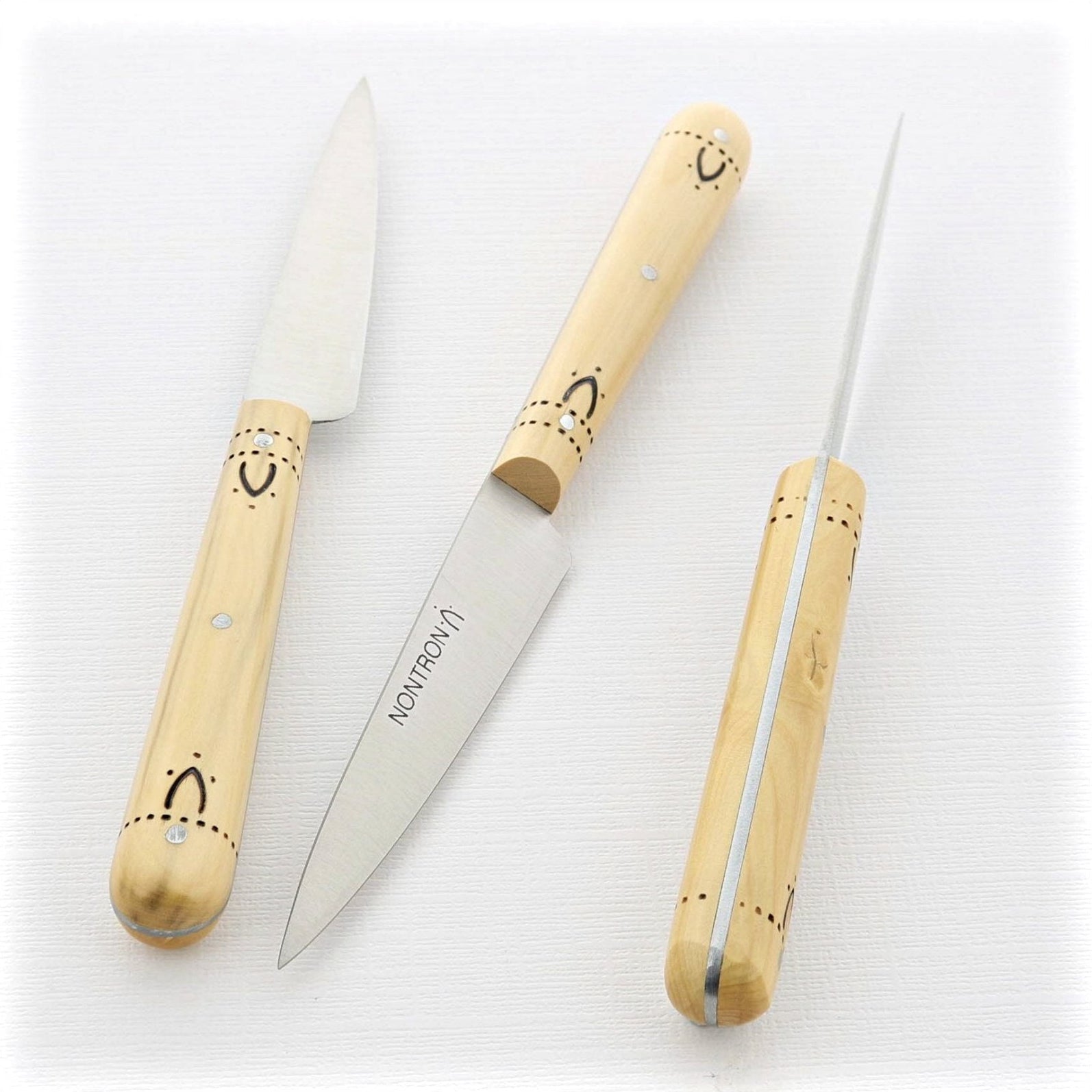 Nontron Paring Kitchen Knife N°9 Boxwood Handle