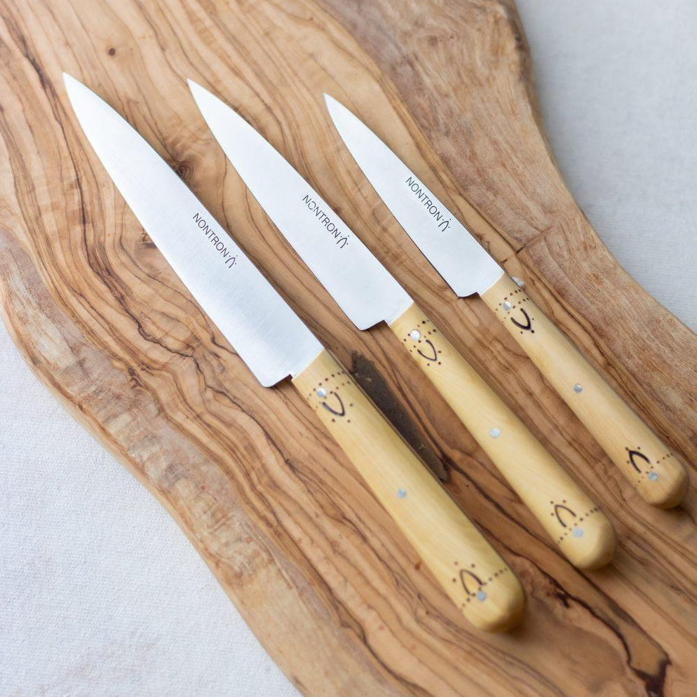 Nontron Paring Trio Kitchen Knives