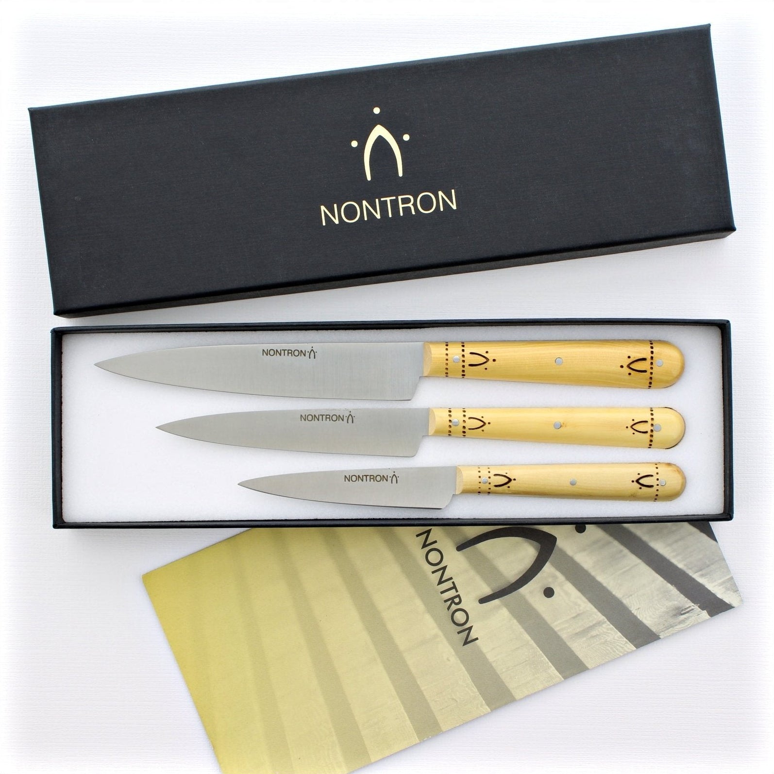 Nontron Paring Trio Kitchen Knives