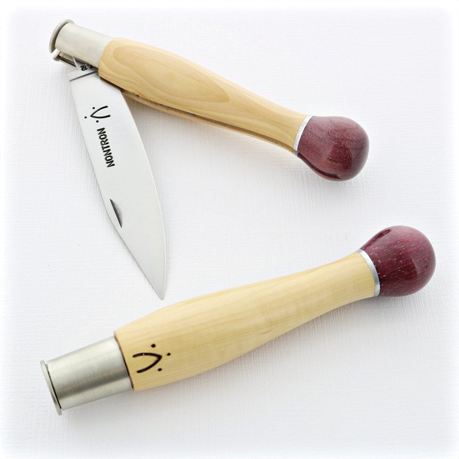 Nontron Pocket Knife No25 - Amaranth Ball Handle