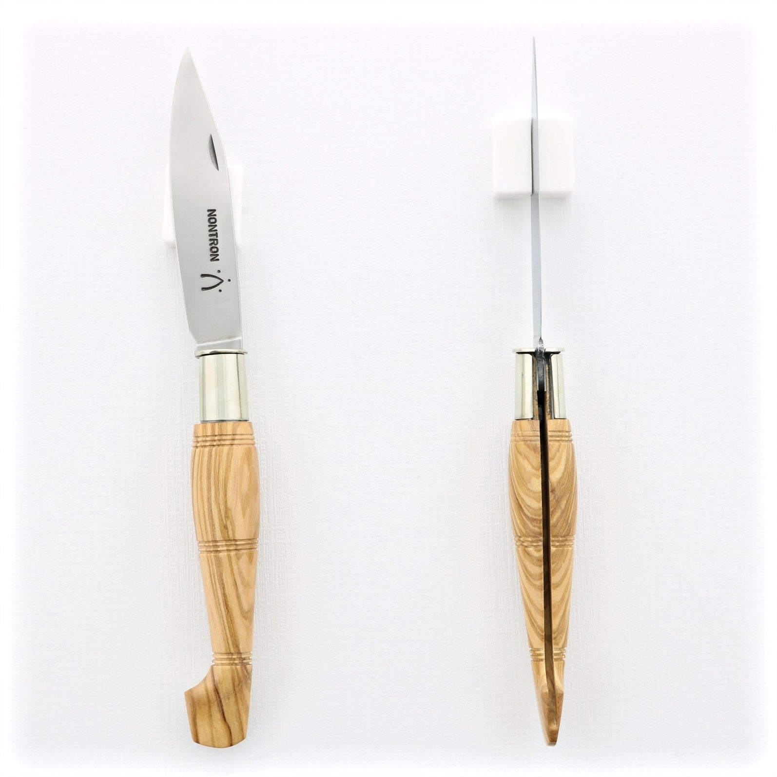 Nontron Pocket Knife No25 - Olivewood Clog Handle