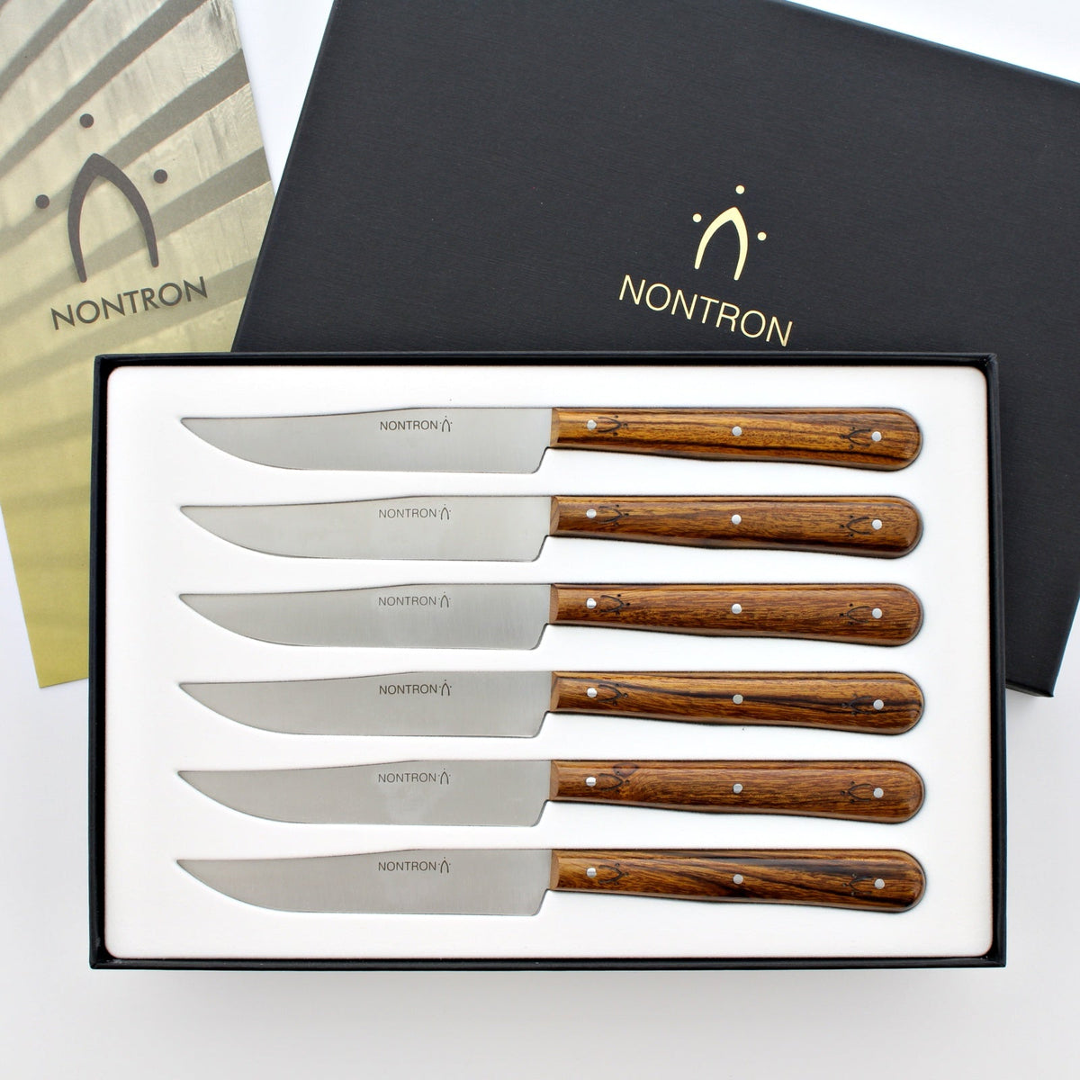 Nontron Steak Knives &amp; Flatware Sets Ironwood