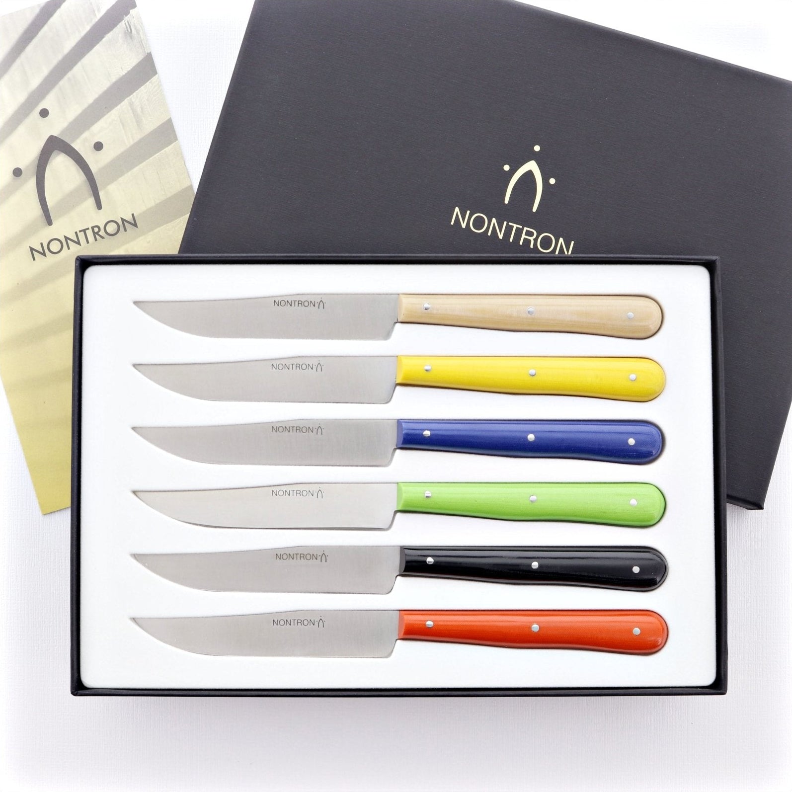 Nontron Steak Knives & Flatware Sets Printemps Compressed Fabric