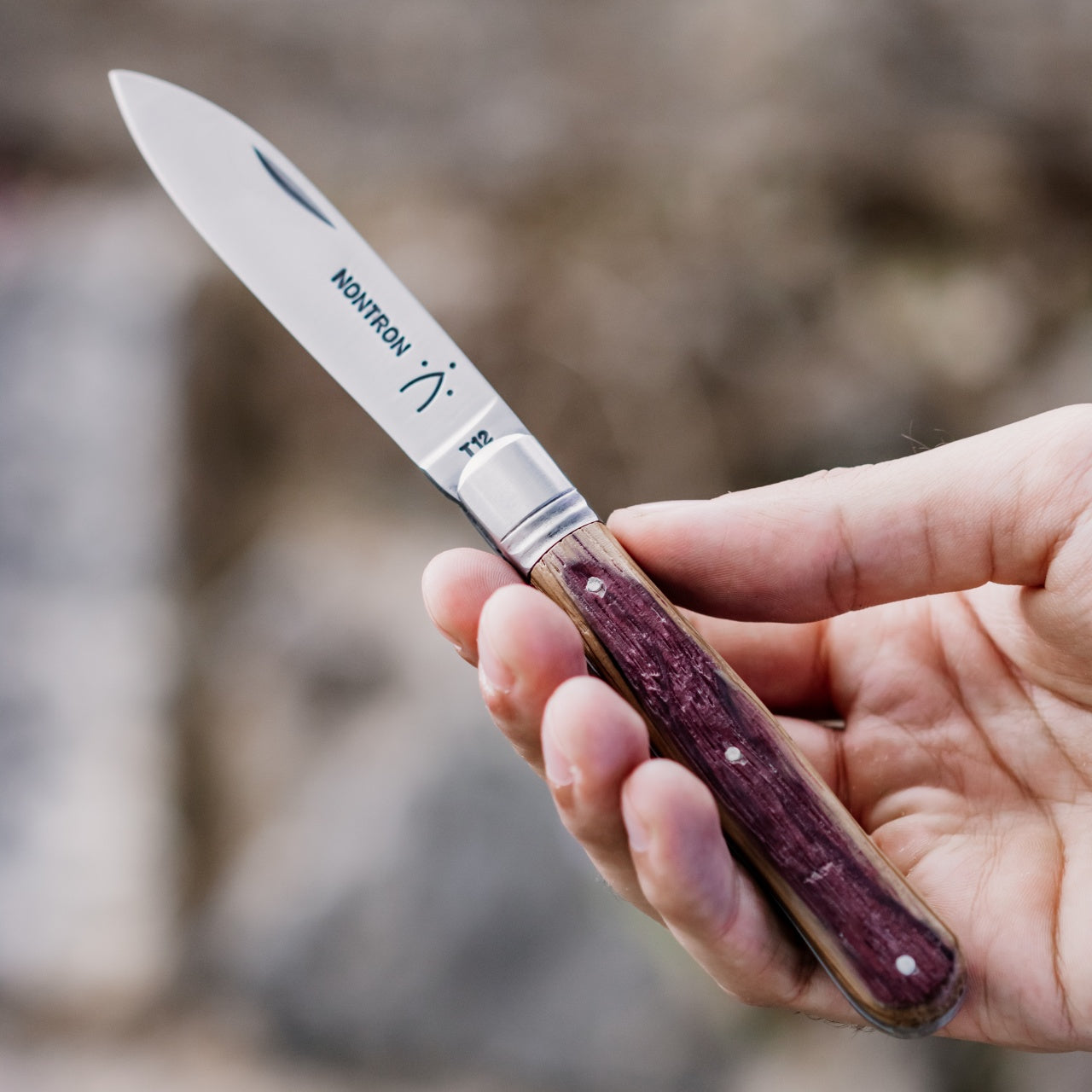 Nontron Violin Pocket Knife - Château Poulvère Oak Barrel