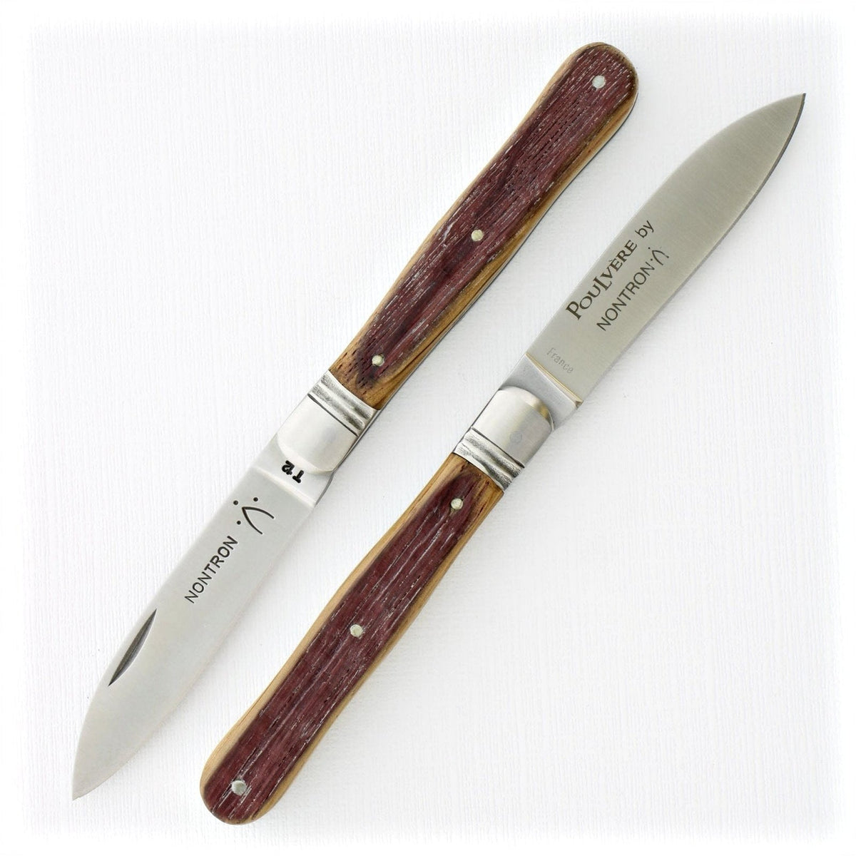Nontron Violin Pocket Knife - Château Poulvère Oak Barrel