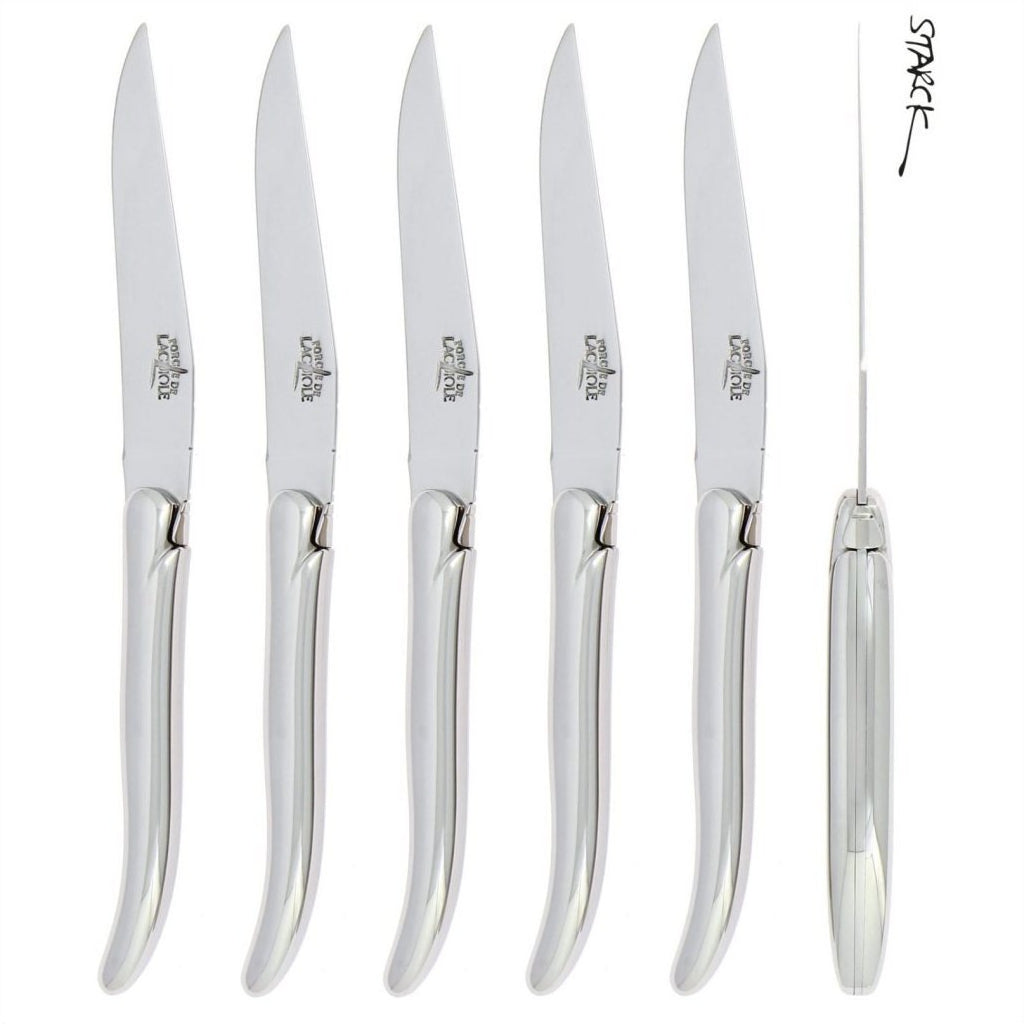 Philippe Starck Set of 6 Stainless Steel Steak Knives