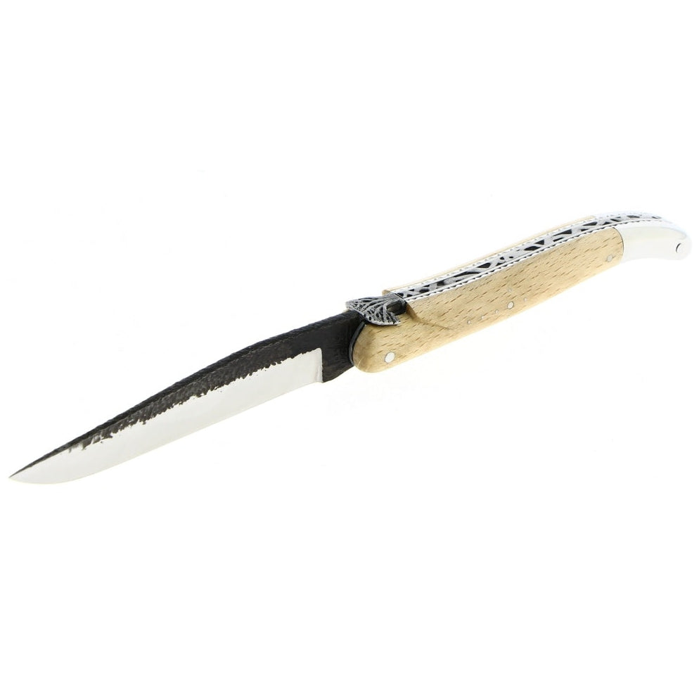 RAMBAUD 276 - Beech Tree Brut de Forge Pocket Knife by Stéphane Rambaud