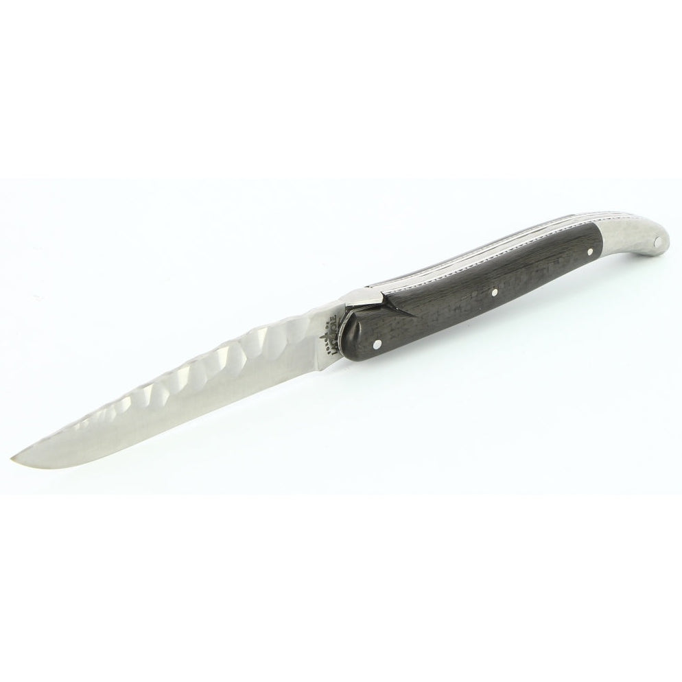 RAMBAUD 37 - Hammered Carbon Fiber Pocket Knife by Stéphane Rambaud