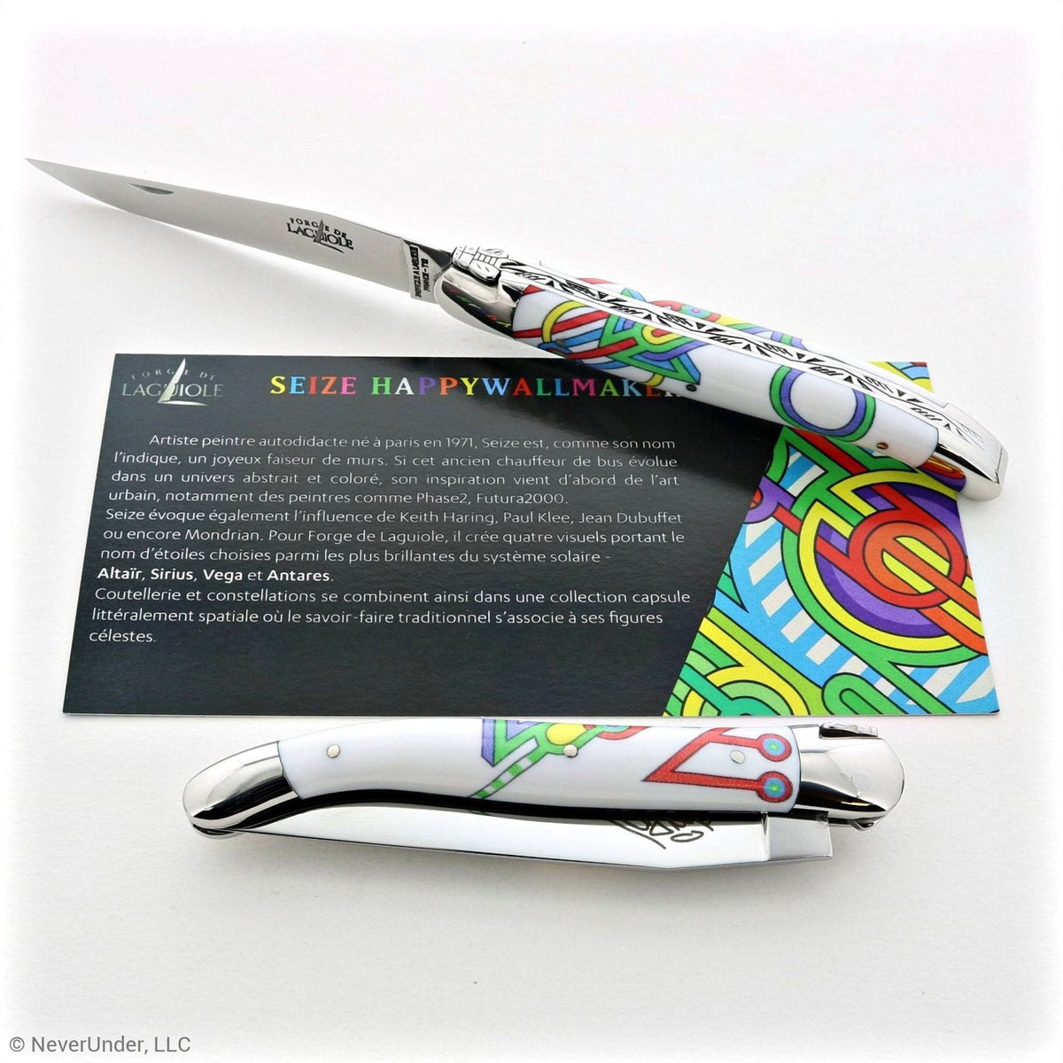 Seize Happywallmaker Folding Knife – Sublimation Street Art “ Altair”