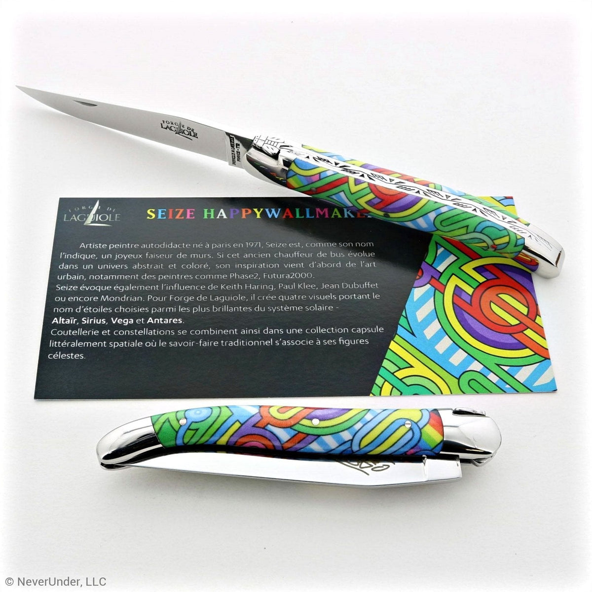 Seize Happywallmaker Folding Knife – Sublimation Street Art “Antares”