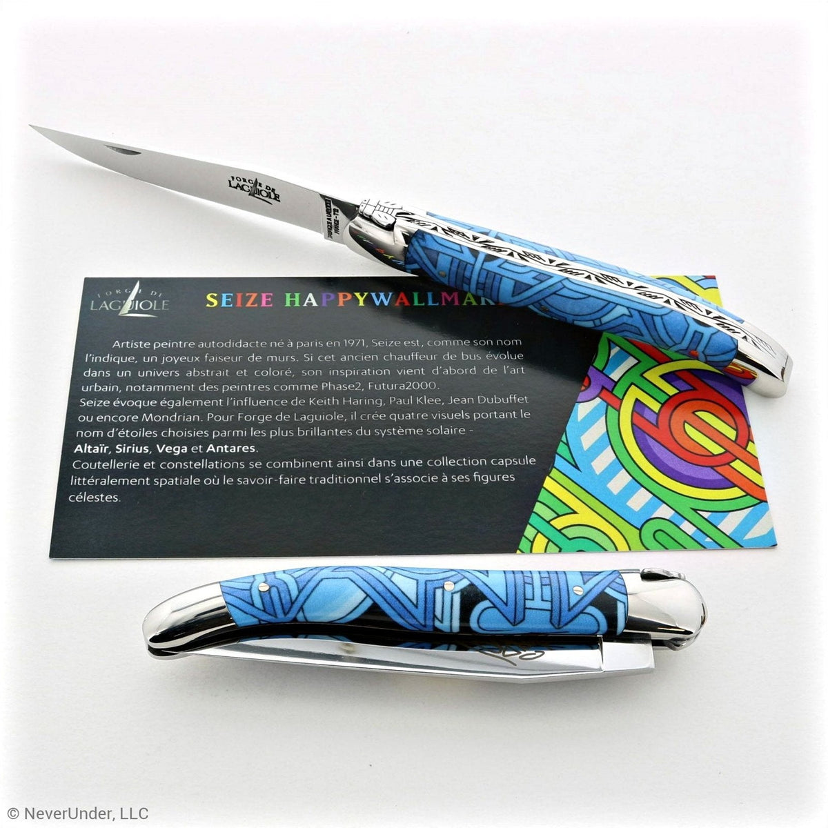 Seize Happywallmaker Folding Knife – Sublimation Street Art “Vega”
